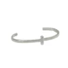 Bracelete Ajustável Banho Prata
